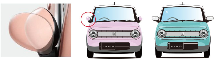 リモート格納ミラー